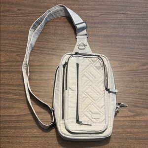 LUG Tailback Sling Bag Brushed Silver